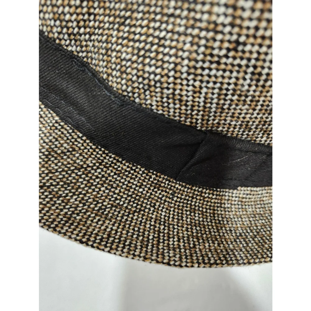 Unisex Casual Fedora Hat In Brown